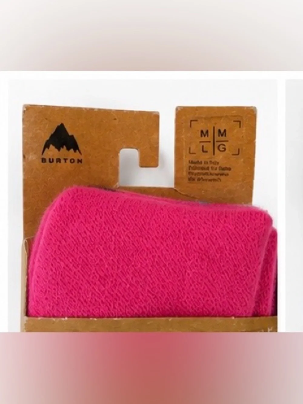 Burton Kids' Weekend Midweight 2-Pack Fushia Fusion Socks Size M/L (10-12)